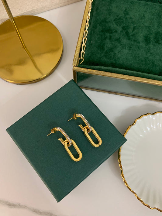 Madeline Earrings - 18k Gold Plated